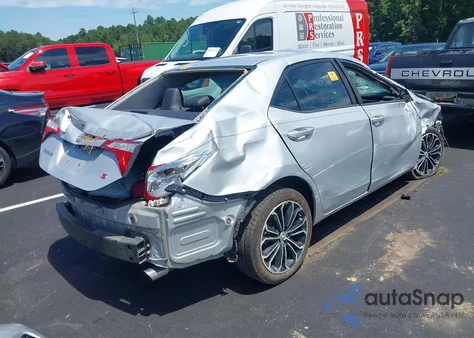 2014 Toyota Corolla S Plus from USA, damaged, VIN 2T1BURHE9EC178228